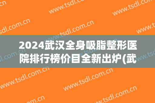 2024武汉全身吸脂整形医院排行榜价目全新出炉(武汉吸脂整形医院排名)