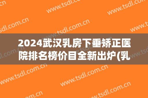 2024武汉乳房下垂矫正医院排名榜价目全新出炉(乳房下垂矫正术哪个医院最好) 2024武汉乳房下垂矫正医院排名榜价目全新出炉(乳房下垂矫正术哪个医院最好)