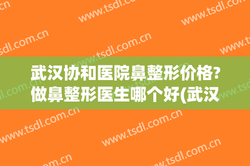 武汉协和医院鼻整形价格?做鼻整形医生哪个好(武汉协和隆鼻多少钱)