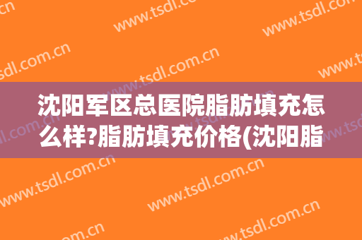 沈阳军区总医院脂肪填充怎么样?脂肪填充价格(沈阳脂肪填充哪个医生做的好)