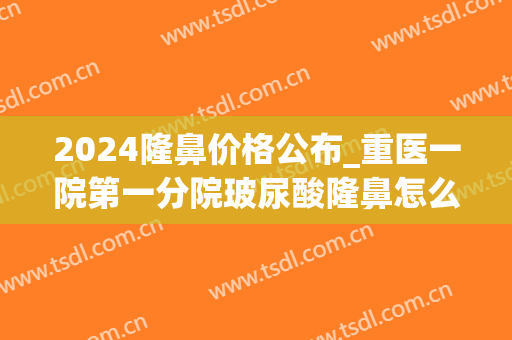 2024隆鼻价格公布_重医一院第一分院玻尿酸隆鼻怎么样(玻尿酸隆鼻价钱)