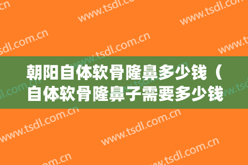 朝阳自体软骨隆鼻多少钱（自体软骨隆鼻子需要多少钱）(软骨隆鼻大概多少钱)