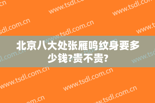 北京八大处张雁鸣纹身要多少钱?贵不贵?