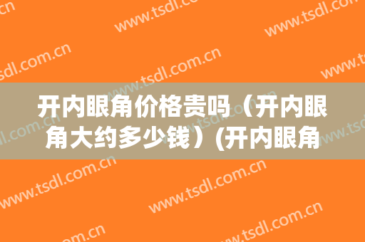 开内眼角价格贵吗（开内眼角大约多少钱）(开内眼角手术的价格)