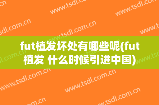 fut植发坏处有哪些呢(fut植发 什么时候引进中国)