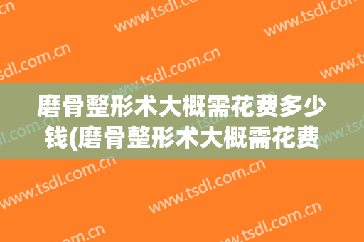 磨骨整形术大概需花费多少钱(磨骨整形术大概需花费多少钱呢)