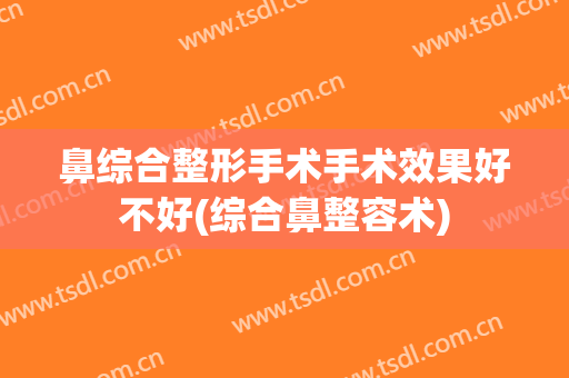 鼻综合整形手术手术效果好不好(综合鼻整容术)