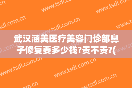 武汉涵美医疗美容门诊部鼻子修复要多少钱?贵不贵?(美涵医疗整形美容连锁机构)