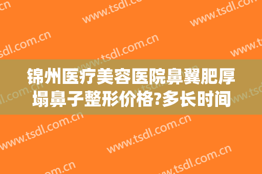 锦州医疗美容医院鼻翼肥厚塌鼻子整形价格?多长时间恢复?(美容院瘦鼻翼多少钱)