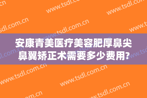 安康青美医疗美容肥厚鼻尖鼻翼矫正术需要多少费用?怎么样?(鼻梁矫正费用)