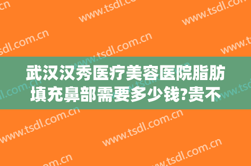 武汉汉秀医疗美容医院脂肪填充鼻部需要多少钱?贵不贵?(武汉面部脂肪填充哪家医院好)