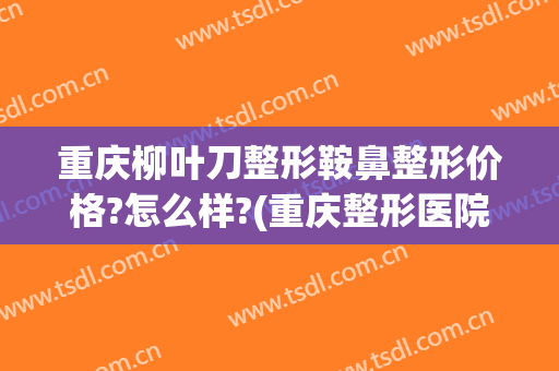 重庆柳叶刀整形鞍鼻整形价格?怎么样?(重庆整形医院鼻子)