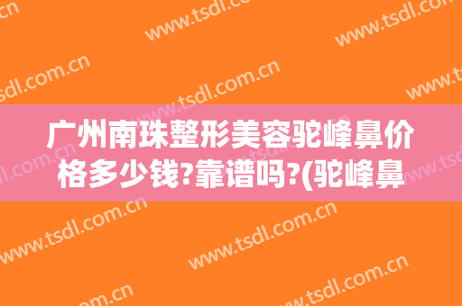 广州南珠整形美容驼峰鼻价格多少钱?靠谱吗?(驼峰鼻整形失败的图片)