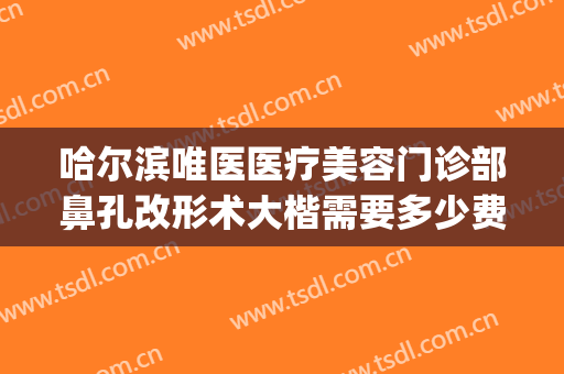 哈尔滨唯医医疗美容门诊部鼻孔改形术大楷需要多少费用?可靠吗?(哈尔滨唯医整形怎么样)