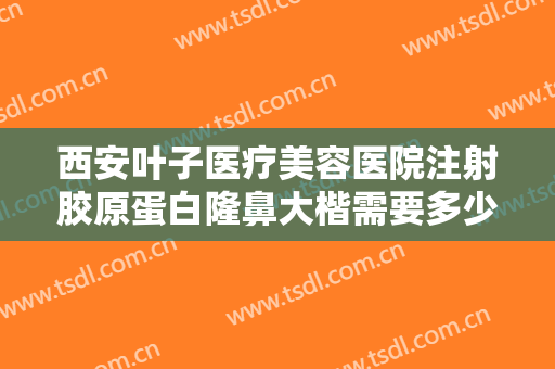西安叶子医疗美容医院注射胶原蛋白隆鼻大楷需要多少费用?效果怎么样?