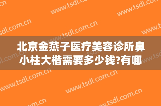 北京金燕子医疗美容诊所鼻小柱大楷需要多少钱?有哪些优势?(北京金燕子医疗美容口碑)