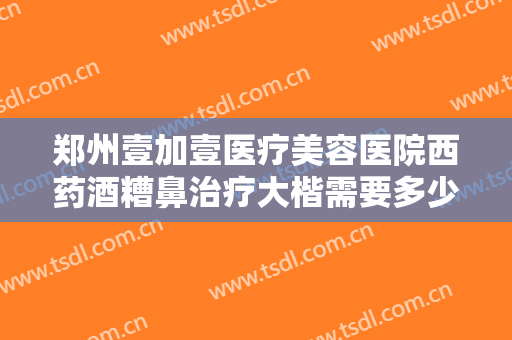 郑州壹加壹医疗美容医院西药酒糟鼻治疗大楷需要多少费用?多长时间恢复?