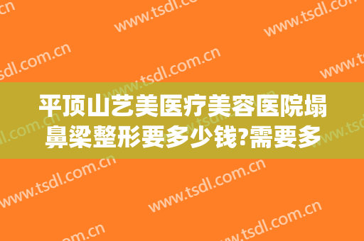 平顶山艺美医疗美容医院塌鼻梁整形要多少钱?需要多久恢复?(平顶山市艺美整形怎么样)