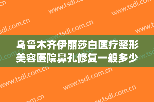 乌鲁木齐伊丽莎白医疗整形美容医院鼻孔修复一般多少钱?靠谱吗?(乌鲁木齐伊莉莎整容医院)