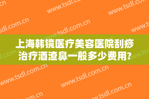 上海韩镜医疗美容医院刮痧治疗酒渣鼻一般多少费用?效果怎么样?