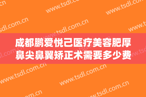 成都鹏爱悦己医疗美容肥厚鼻尖鼻翼矫正术需要多少费用?贵不贵?(鹏爱医疗整形美容)