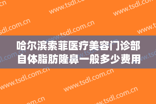 哈尔滨索菲医疗美容门诊部自体脂肪隆鼻一般多少费用?有哪些优势?(哈尔滨索菲整形)
