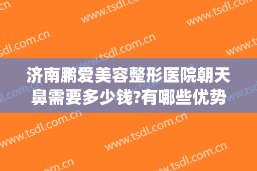 济南鹏爱美容整形医院朝天鼻需要多少钱?有哪些优势?(整形美容鼻子多少钱)