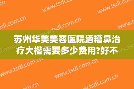 苏州华美美容医院酒糟鼻治疗大楷需要多少费用?好不好?(医院治疗酒糟鼻大概多少钱)