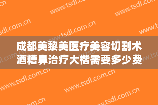 成都美黎美医疗美容切割术酒糟鼻治疗大楷需要多少费用?好不好?(酒糟鼻切割术做完效果)