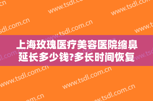 上海玫瑰医疗美容医院缩鼻延长多少钱?多长时间恢复?