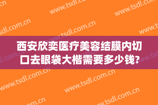 西安欣奕医疗美容结膜内切口去眼袋大楷需要多少钱?效果怎么样?(西安做眼袋多少钱)