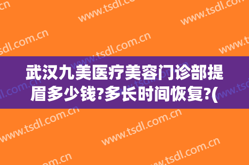 武汉九美医疗美容门诊部提眉多少钱?多长时间恢复?(上海九医院提眉手术价格)