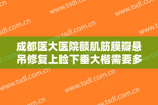 成都医大医院额肌筋膜瓣悬吊修复上睑下垂大楷需要多少钱?效果怎么样?