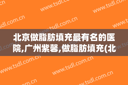 北京做脂肪填充最有名的医院,广州紫馨,做脂肪填充(北京做脂肪填充最好的医生)