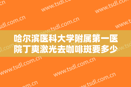 哈尔滨医科大学附属第一医院丁爽激光去咖啡斑要多少钱?靠谱吗?
