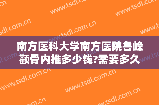 南方医科大学南方医院鲁峰颧骨内推多少钱?需要多久恢复?