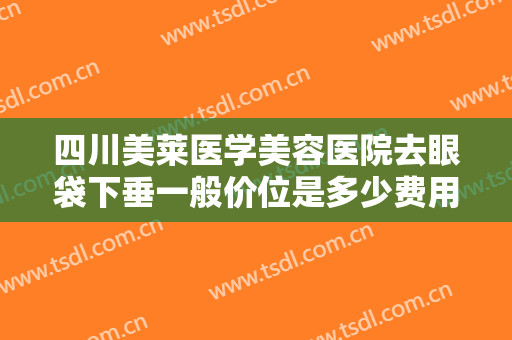 四川美莱医学美容医院去眼袋下垂一般价位是多少费用?需要多久恢复?