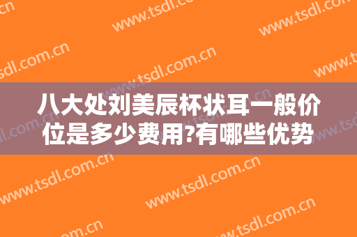 八大处刘美辰杯状耳一般价位是多少费用?有哪些优势?