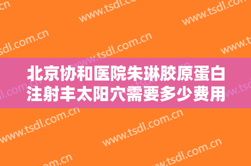 北京协和医院朱琳胶原蛋白注射丰太阳穴需要多少费用?有哪些优势?