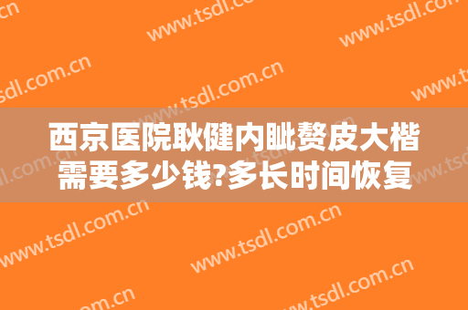 西京医院耿健内眦赘皮大楷需要多少钱?多长时间恢复?