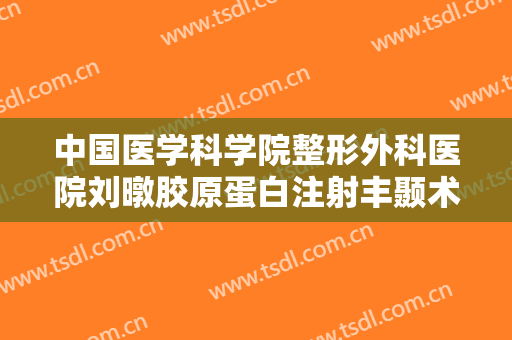 中国医学科学院整形外科医院刘暾胶原蛋白注射丰颞术大楷需要多少钱?效果怎么样?