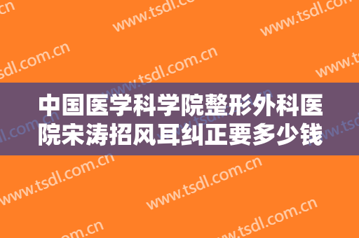 中国医学科学院整形外科医院宋涛招风耳纠正要多少钱?有哪些优势?