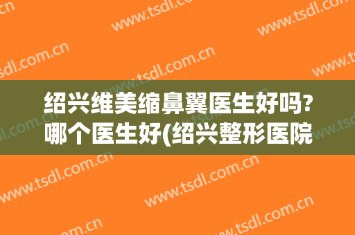 绍兴维美缩鼻翼医生好吗?哪个医生好(绍兴整形医院)