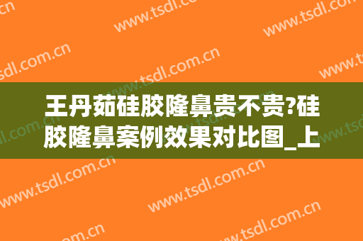 王丹茹硅胶隆鼻贵不贵?硅胶隆鼻案例效果对比图_上海交通大学医学院附属第九人民医院