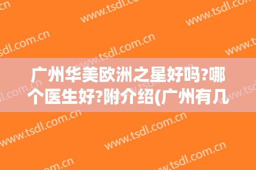 广州华美欧洲之星好吗?哪个医生好?附介绍(广州有几家华美医院)
