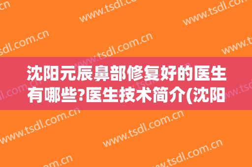 沈阳元辰鼻部修复好的医生有哪些?医生技术简介(沈阳鼻部整形好的医院)