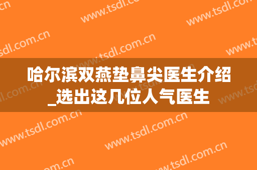哈尔滨双燕垫鼻尖医生介绍_选出这几位人气医生