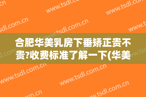 合肥华美乳房下垂矫正贵不贵?收费标准了解一下(华美胸部下垂整形)