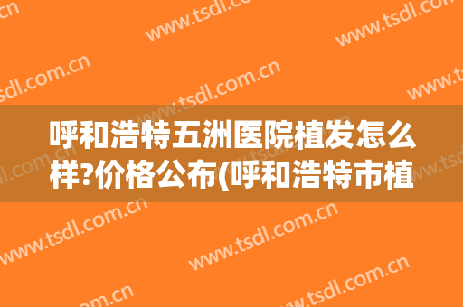 呼和浩特五洲医院植发怎么样?价格公布(呼和浩特市植发医院哪家好)