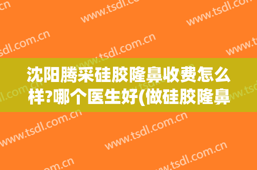 沈阳腾采硅胶隆鼻收费怎么样?哪个医生好(做硅胶隆鼻要多少钱)